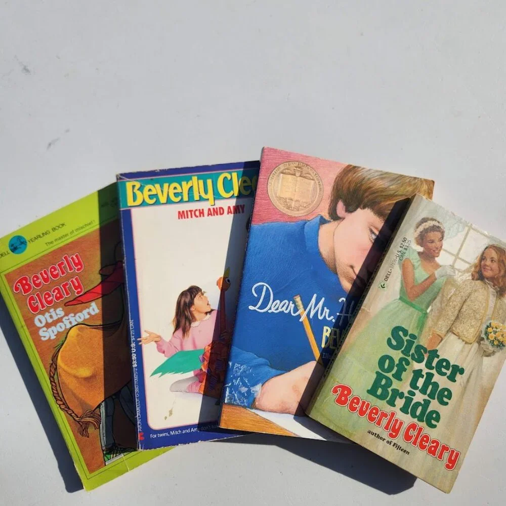 Beverly Cleary 4 Book Bundle Lot Set Chapter Books Young Adult Literature Novels